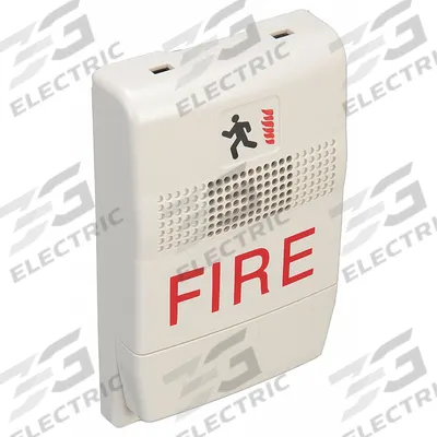 EDWARDS SIGNALING Chime: 24V DC, Chime Sound, White, Chime, 13/16 in Overall Dp - Fire Alarm Chimes