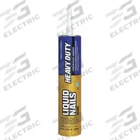 LIQUID NAILS Construction Adhesive: Heavy Duty, 10 fl oz, Cartridge, Tan, 384 g/L VOC Content Wt (MPN LN-901). Key specifications — Adhesive Color: Tan.