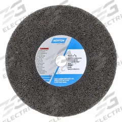 NORTON Portable Snagging Wheel: Type 1, 6" x 1" x 5/8", 4NZ1434-Q5BS-X348 (MPN 66252838075). Key specifications — Brand: NORTON; Wheel Hardness: Q.