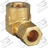 PARKER Compression Fitting Elbow: 3/8 in OD x 1/4 in Pipe Fitting Size, Compression x FNPTF, 10 PK (MPN 170C-6-4). Key specifications — Brand: PARKER.