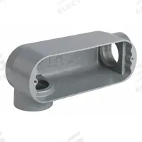 Conduit Outlet Body: Iron, 3 in Trade Size, LR Body, 173 cu in Body Capacity, Threaded Hub (MPN OLR-8M). Key specifications — Finish: Powder Coated; Includes: Set Screw Hubs; For Use With: IMC; Brand: HUBBELL KILLARK; Hub Style: Threaded; Mfr. Series: O.