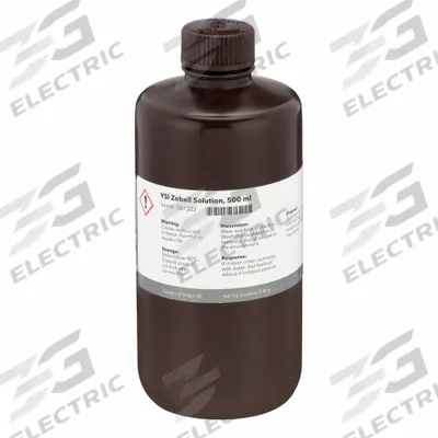 YSI Zobell Solution - ORP Standard: Lab, 500 mL Volume, Bottle, 061322 - ORP Standards