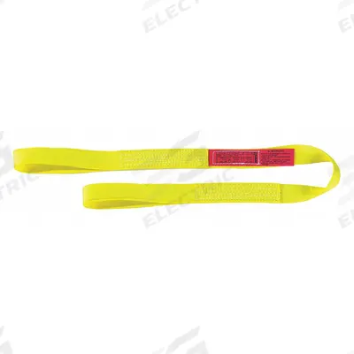 LIFT-ALL Web Sling: Type 3, Nylon, 10 ft Sling Lg, 11 in Eye Lg - Light-Use Nylon Flat-Eye Web Slings
