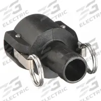 Cam and Groove Coupling: 3/4 in Coupling Size, 1/2 in Hose Fitting Size, 2 13/16 in Overall Lg, EPDM (MPN 050C). Key specifications — Gasket Material: EPDM; Brand: BANJO; Fitting Type: Male Hose Shank.