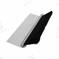 AMERICAN GARAGE DOOR SUPPLY Brush Seal: 45° Angle, Polypropylene, 1 1/3 in Brush Lg, 94 in Holder Lg (MPN BP4121-94). Key specifications — Brush Material: Polypropylene; Includes: Galvanized Self-Drilling Mounting Screws; Width Type: Single; Brand: AMERICAN GARAGE DOOR SUPPLY.