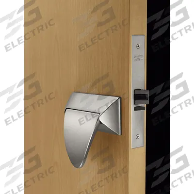 SARGENT Door Lockset: Stainless Steel, ADA Compliant (MPN 8205 APL X32D) - Office Paddle Locksets