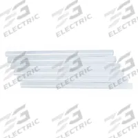 WESTWARD Hot Melt Adhesive: Smooth Sticks, 7/16 in Dia, 10 in Lg, Clear, 24 ct Pack Qty, 24 PK (MPN 4YR49). Key specifications — Primary Applications: General Purpose; Melting Temperature: 194°F; Color: Clear; Brand: WESTWARD; Materials Bonded: Rubber; Secondary Compatible Materials: Fabric and Foam.