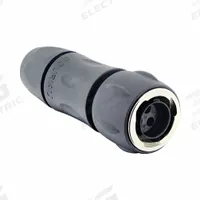 SOURIAU Electrical Connector: Trim Trio UTGX 10, Plug with Cable Gland, 2 + Ground Contacts, 10 A (MPN UTGX6JC103P). Key specifications — attr1043586: 30 AWG to 14 AWG; attr1043574: Contacts Not Included; attr1020114: SOURIAU; attr1043080: 1/3 Bayonet; attr1043085: IP69K; attr1043079: Trim Trio UTGX; attr1043575: Male; attr1043093: 500V.