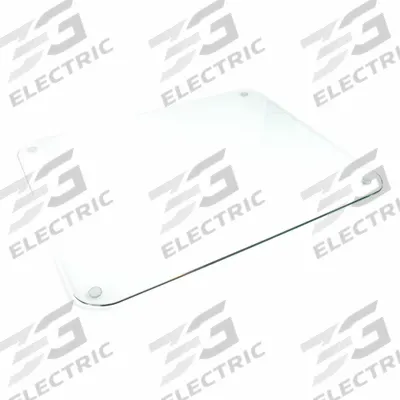 FLOORTEX Desk Protector: Tempered Glass, Clear, 1/5 in Overall Ht - Desk Mats