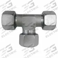 BRENNAN INDUSTRIES Compression Tee Fitting: M26x1.5 x M26x1.5 x M26x1.5 Thread Size, Volz (MPN D2603-L18-L18-L18-SS). Key specifications — Series: Volz; Brand: BRENNAN INDUSTRIES.