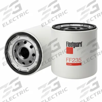 FLEETGUARD Fuel Filter: Spin-On, 4 3/16 in Overall Lg, 3 11/16 in Outside Dia - Spin-On Fuel Filters