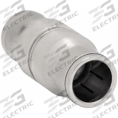 LEGRIS Push-Fit Union Fitting: 12 mm OD x 12 mm OD Size, Push-to-Connect x Push-to-Connect - Stainless Steel Tube Fittings