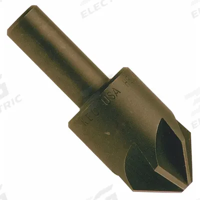 KEO Countersink: 110°, 6 Flute, 1 1/2 in Body Dia, 3/4 in Shank - Smooth-Finish Six-Flute Countersinks