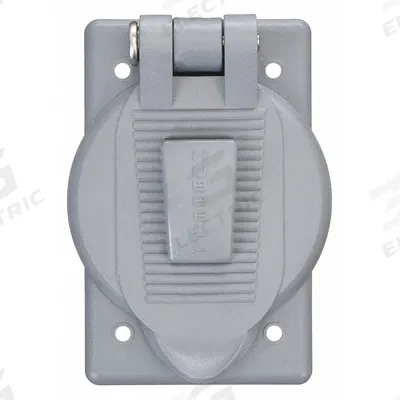 HUBBELL WIRING DEVICE-KELLEMS Weatherproof Cover: Reinforced Thermoplastic Polyester, 1 Gangs - Plastic Weatherproof Electrical Box Covers