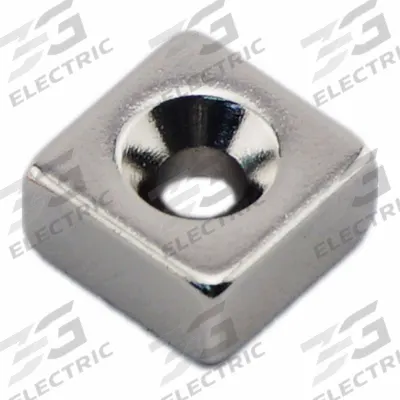 APPROVED VENDOR Rare Earth Magnet: Neodymium, 0.17" Tap Size, 0.25 in Thick, 1/2 in Overall Wd - Block Rare Earth Magnet