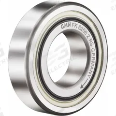 GMN Ball Bearing Supported Clutches: Sprag, 30 mm Bore Size, FK, 109.2 ft-lb Static Torque (MPN FK 6206-2RS). Key specifications — Brand: GMN; Manufacturer Part Number: FK 6206-2RS; Clutch/Brake Type: Sprag.