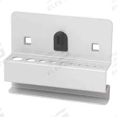 KENNEDY Hex Wrench Rack: 1 in x 4 1/2 in x 3 1/2 in, 1 Hooks, 1 in Hook Dp, Locking Clip - Tool-Specific Holders for Square-Hole Pegboard