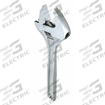PROTO Adjustable Wrench: Alloy Steel, Chrome, 15 in Overall Lg, 1 7/8 in Jaw Capacity - General Purpose Adjustable Wrenches