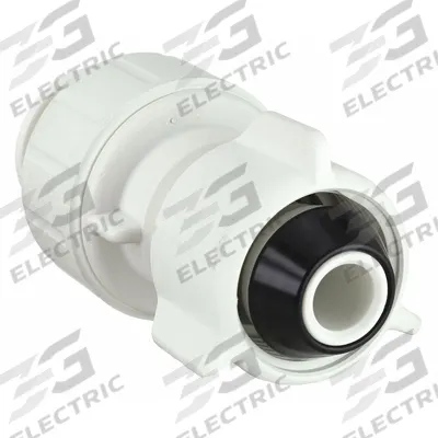 JOHN GUEST Push-Fit Adapter Fitting: 1/2 in OD x 15/16 in Pipe Size, Push-to-Connect x UNS - Polysulfone Push-to-Connect Tube Fittings