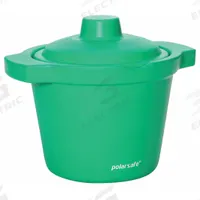 Ice Bucket with Lid: 4 L Capacity, Round, Ethylene Vinyl Acetate, Green, 9 1/2 in Overall Ht (MPN 04394-02). Key specifications — Color: Green; Material: Ethylene Vinyl Acetate; Brand: COLE PARMER; Product Type: Ice Bucket with Lid; Shape: Round.
