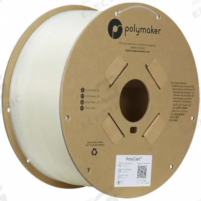 POLYMAKER 3D Printing Filament: PolyCast, PVB, 1.75 mm, 3.0 kg - PVB 3D-Printing Filament