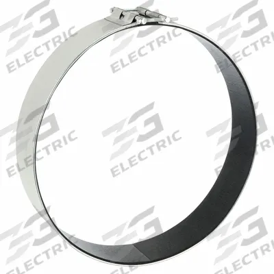 DUCTMATE Duct Coupler: 18 in Duct, Neoprene, Steel, 3 1/2 in Lg - Round Duct Connector Clamps