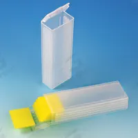 Lab Slide Mailer: Slides Holds Container, 5 Slides, Polypropylene, Natural (MPN 513061). Key specifications — Brand: GLOBE SCIENTIFIC; Color: Natural; Holds Container Style: Slides; Material: Polypropylene.