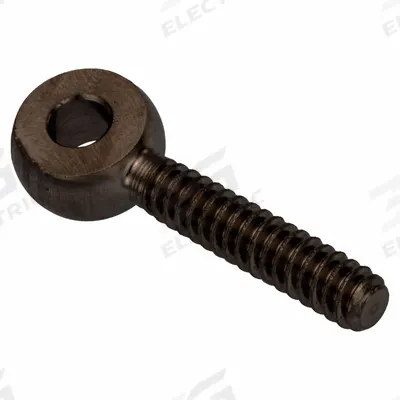 AMPG Fixed Rod End: Steel, Black Oxide, 50 mm Hole Center-to-End Lg, Left Hand - Steel Male Threaded Fixed Rod Ends