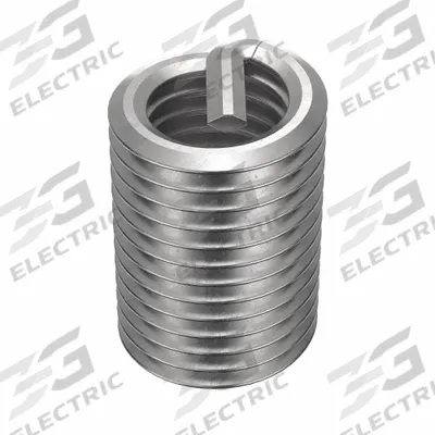 HELI-COIL Helical Insert: Tanged Tang Style, Screw-Locking, 1/4"-28 Thread Size, Plain - Screw-Locking Tanged Helical Inserts