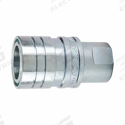 Parker Coupler: 1/2 in Coupling Size, Steel, 45.425 lpm Max. Flow Rate, Ball - 4000 Series Hydraulic Quick-Connect Coupling Bodies