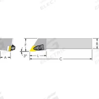 ULTRA-DEX USA Indexable Turning and Profiling Tool Holder: DDJNL 12-4B (MPN 974-000-007). Key specifications — attr257703: DDJNL 12-4B.