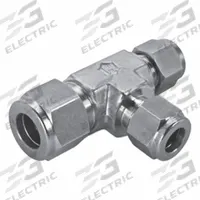 HAM-LET Compression Tee Fitting: 1/2 in OD x 3/8 in OD x 1/2 in OD Fitting Size, Tube x Tube x Tube (MPN 764LR SS 1/2 X 3/8X 3/8). Key specifications — Series: Let-Lok; Compatible Fitting Brands: Parker A-LOK; Brand: HAM-LET.