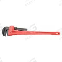 ROTHENBERGER Pipe Wrench: Steel, 8 in Jaw Capacity, Serrated, 60 in Overall Lg, Straight (MPN 70158). Key specifications — attr309808: Straight; attr309815: Steel; attr324941: ROTHENBERGER.