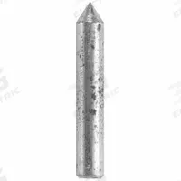 DREMEL Engraving Bit: Tungsten Carbide, Tapered, 1/16 in Head Wd, 1/4 in Head Lg, 1/8 in Shank Dia (MPN 9924). Key specifications — attr1097418: Tapered; attr1097420: Tungsten Carbide; attr1097427: DREMEL.