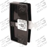 PRIME-LINE Latch and Pull: Sliding Handle and Latch Kit, 4 in Overall Ht, 3/4 in Overall Lg, Black (MPN A 165). Key specifications — Brand: PRIME-LINE; Finish: Unfinished; Product Type: Sliding Handle and Latch Kit; Color: Black.