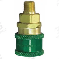 HANSEN Quick Coupler Body: UNF, 9/16" (MPN GR604R). Key specifications — attr1249942: GR604R; attr1249951: Male; attr1249952: 9/16 in; attr1249954: UNF; attr1249956: Sleeve; attr1249944: HANSEN; attr1249945: Green.