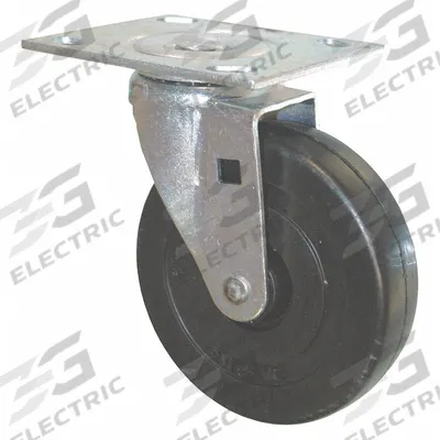 RUBBERMAID COMMERCIAL PRODUCTS Swivel Plate Caster: For 1D653/2ZB51/4AAU8/4YX37/4YX38/4YX39 - Material Handling Parts