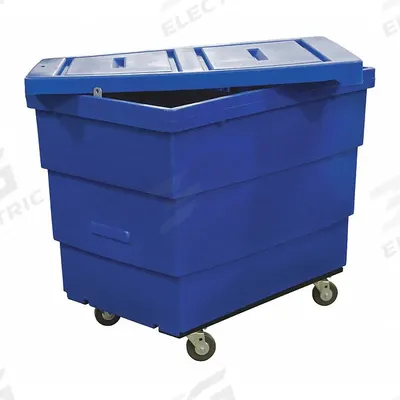 ROYAL BASKET TRUCKS Cube Truck: 23 cu ft, 800 lb, 43 1/2 in L x 29 in W x 37 in H, Blue - General Purpose Cube Trucks