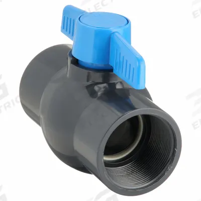 APPROVED VENDOR Manual Two-Way Ball Valve: 2 in, PVC, Straight, FIP x FIP, Full Port Ball Port - PVC Ball Valves