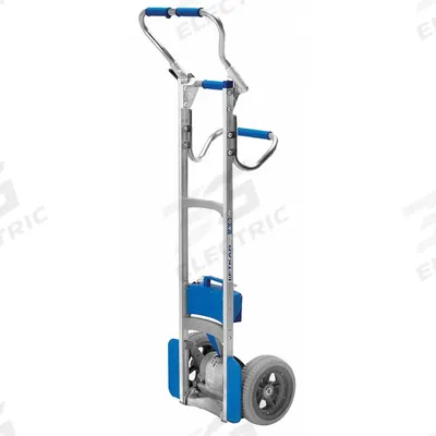 WESCO General Purpose Hand Truck: 240 lb Cap, Flow-Back, Aluminum, 10 in, Flat-Free - Corrosion-Resistant Electric Stair-Climbing Hand Trucks Without Nose Plate