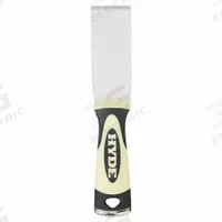 HYDE Scraper: Bld. Mat. Carbon Steel, Hdl. Mat. Polypropylene/TPE, Stiff, Straight Bld. Shape (MPN 06151). Key specifications — attr1004902: HYDE; attr1012057: Full; attr1014703: Plastic; attr1017570: Hammer End; attr1029655: Straight; attr1034073: Straight.