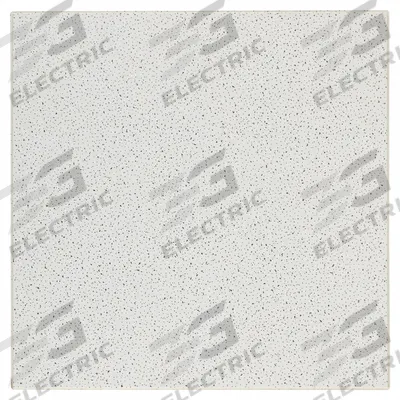 ARMSTRONG Ceiling Tile: 1835, Fine Fissured, 24 in x 24 in, Beveled Tegular, 0.55 NRC - General Purpose Tiles