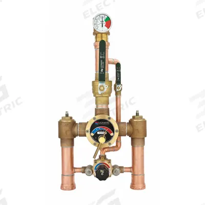 LEONARD VALVE Thermostatic Mixing Valve: 2 in Inlet Connection Size - Point-of-Source Mixing Valves