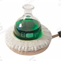 BRISKHEAT Heating Mantle: 50 mL Capacity, 60 W Watt - Max, Fiberglass Cloth, 450°C Temp - Max (MPN HM0050-HS1). Key specifications — Includes: 3 in Lead Wire with NEMA L1-15R Connector; Brand: BRISKHEAT; Mantle Material: Fiberglass Cloth; Manufacturer Part Number: HM0050-HS1; Includes Controller: Controller Not Included; Requires Controller: Controller Not Required.
