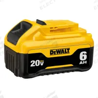 DEWALT Battery Pack: 20V MAX*, 6 Ah, Battery Included, 20V DC (MPN DCB206). Key specifications — attr1278107: Not Oil-Resistant.