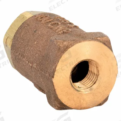 APOLLO Check Valve: Swing, Inline Valve Body, 1/2 in Pipe Size, FNPT x FNPT, Bronze - Lead-Free Bronze Inline Disc Check Valves