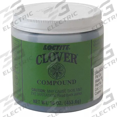 CLOVER Silicon Carbide Gel Water Mix: Water-Soluble, 220 Grit, Grade C - Water-Soluble Clover Lapping Compounds
