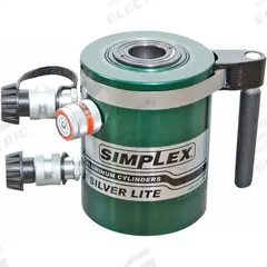 ENERPAC Hollow Hydraulic Ram: 50 ton Nominal Capacity, 4 in Nominal Stroke Lg, 2.13 in, RACD (MPN RACD504). Key specifications — attr1099385: 2.13 in.