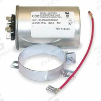 ZOELLER Capacitor and Clamp Assembly: Mfr Part # 003575, 18 ga Wire Gauge, Sewage Ejector Pump. Key specifications — Includes: Capacitor; Product Type: Capacitor and Clamp Assembly; Manufacturer Part Number: 003575; Brand: ZOELLER.