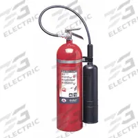 BADGER Fire Extinguisher: 15 lb Extinguisher Capacity, 10B:C, Carbon Dioxide (MPN B15V). Key specifications — Brand: BADGER.